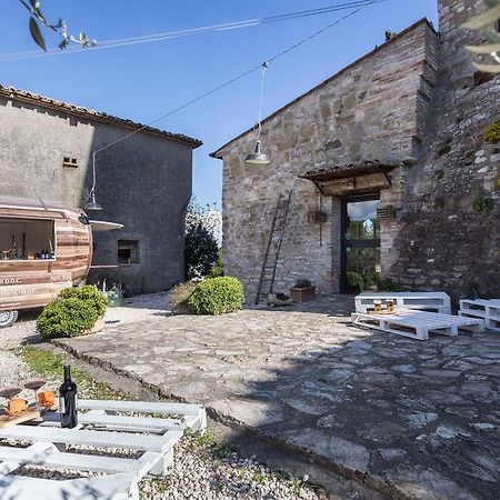 Gasthaus Torre Valbiancara Montebagnolo Exterior foto